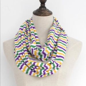 Mardi Gras Infinity Scarf 💜💚💛